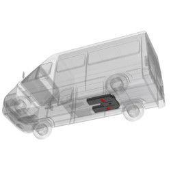 Réservoir eau usées sous chassis 67 litres - Master III après 2018
