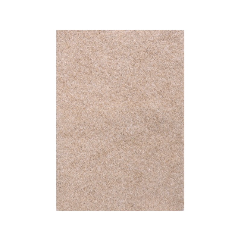 Feutrine Auto Adhésif Stretch beige Ep : 3mm - Rouleau 5 mètres par 1,40 mètres