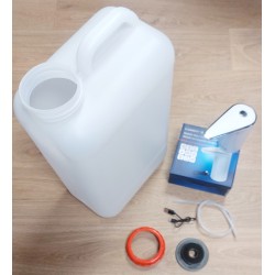 Pack eau 19 litres mobile - Rechargeable USB - Robinet Blanc