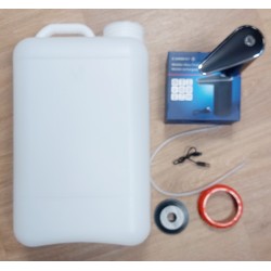 Pack eau 19 litres mobile - Rechargeable USB - Robinet Noir