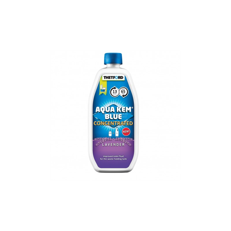 Additif sanitaire concentré lavande WC chimique Aqua Kem Blue 780ml THETFORD