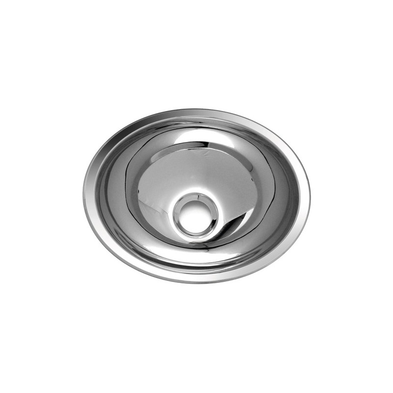 Evier inox ovale 34 cm x 27 cm - CARBEST