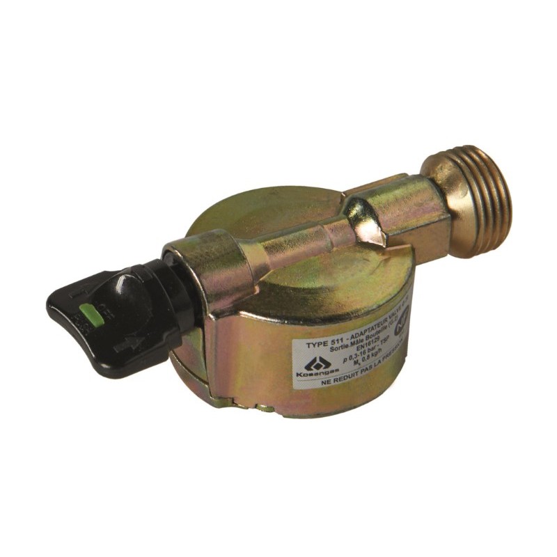 Adaptateur bouteilles 6 kg de Primagaz ou Totalgaz, Antargaz, Elf diam. 20 mm - Kosangas
