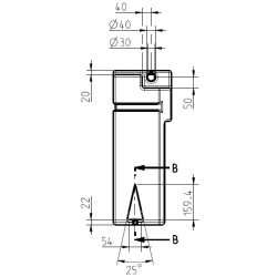 Réservoir eau propre passage de roue 100 litres