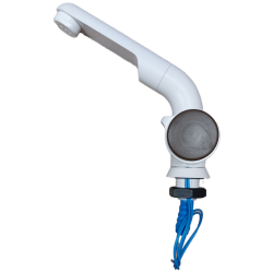 Robinet blanc eau Froide à contacteur - BARWIG