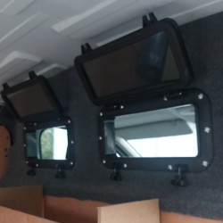 Trappe hublot cloison de séparation 400 x 200 mm