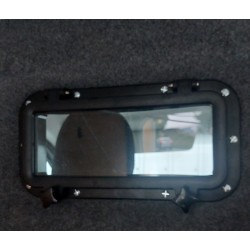 Trappe hublot cloison de séparation 400 x 200 mm - NOIR