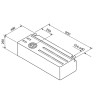 Réservoir 89 litres - eaux propres ou eaux usées - EV1802