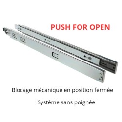 Coulisses 550 mm Push -...