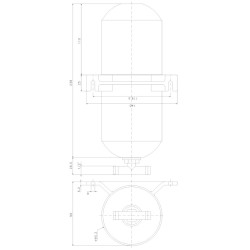 Vase d’expansion pour circuit d’eau - capacité 1 litre -  OSCULATI