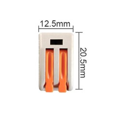 Connecteur Rapide - 2 entrées - PCT-212 pour câble électrique - 0.08-4mm²