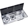Combiné évier / gaz encastrable MO 9722 R DOMETIC