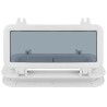 Trappe hublot cloison de séparation 400 x 200 mm - BLANC