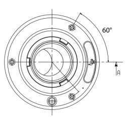 Goulotte de remplissage de couleur blanche - Sortie D. 40mm