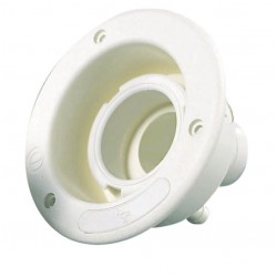 Goulotte de remplissage avec bouchon à clés de couleur blanc - Sortie D. 40mm