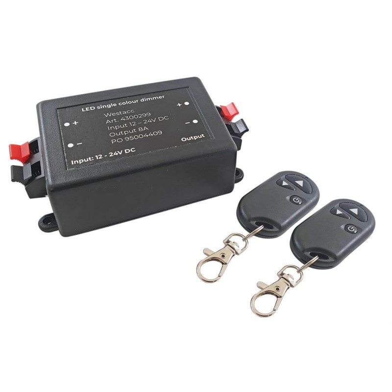 Kit Interrupteur variateur pour éclairage LED avec deux télécommandes - HABA