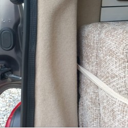 Feutrine Stretch beige Ep : 4,6mm - Habillage intérieur Vans et Fourgons aménagés