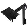 Pied de table rotatif 360° amovible - Noir