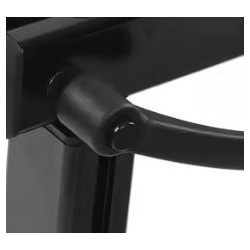 Pied de table rotatif 360° amovible - Noir