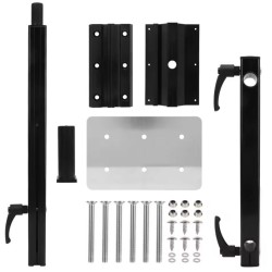 Pied de table rotatif 360° amovible - Noir