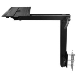 Pied de table rotatif 360° amovible - Noir
