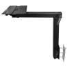 Pied de table rotatif 360° amovible - Noir