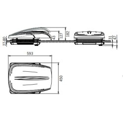 Lanterneau motorisé Vanvent Crystal - CARBEST