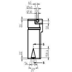 Réservoir eau propre passage de roue 100 litres sans pré-perçage