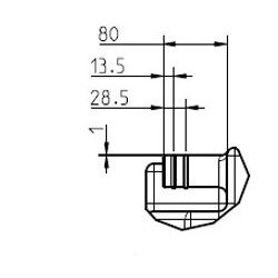 Réservoir eau propre passage de roue 100 litres sans pré-perçage