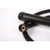 Ensemble douchette NOIR MAT avec flexible de 1,5 m et support, coulissant - CAMP 4