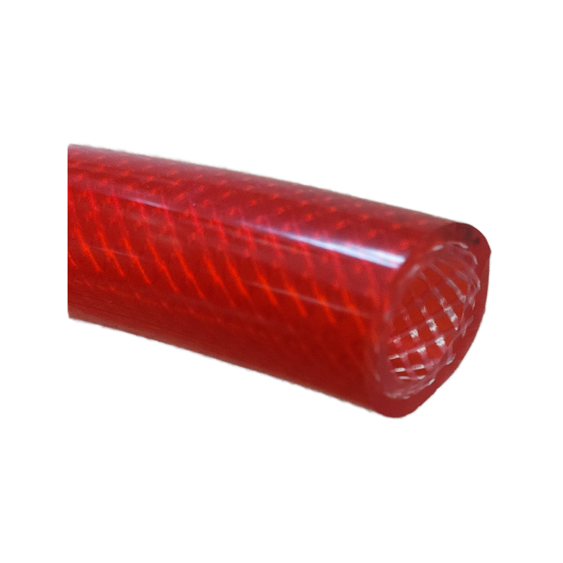 Tuyau souple pvc D.12 mm qualité alimentaire - Couleur rouge