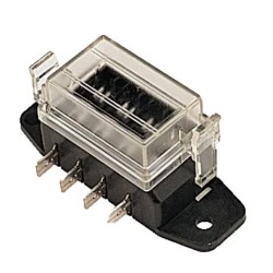 Porte-fusible fixe pour 4 fusibles enfichables