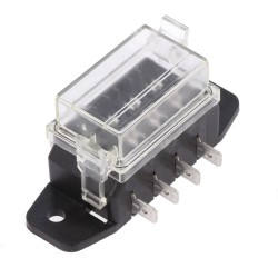 Porte-fusible fixe pour 4 fusibles enfichables - MTA