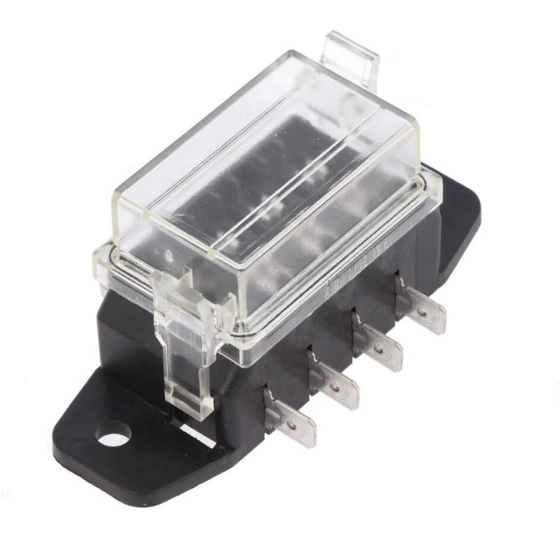 Porte-fusible fixe pour 4 fusibles enfichables - MTA