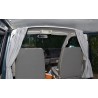 Rideau de séparation Carbest pour cabine conducteur VW T5/T6, gris, 2 plis
