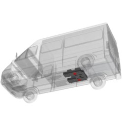 Réservoir eau usées sous chassis 75 litres - Ducato Boxer Jumper après 2018