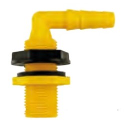 Raccord coudé 90° fileté 15/21 pour tuyau 10 à 12 mm -LILIE