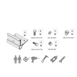 Kit adaptateur F35 Trafic Vivaro après 2015 - FIAMMA