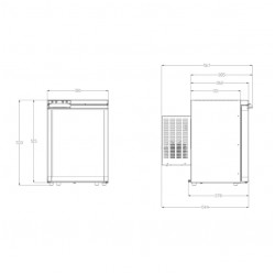 Réfrigérateur 40 L à compression Blizz-E F40 - EZA