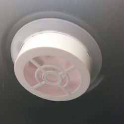 Aérateur inox solaire silencieux autonome extra plat avec interrupteur