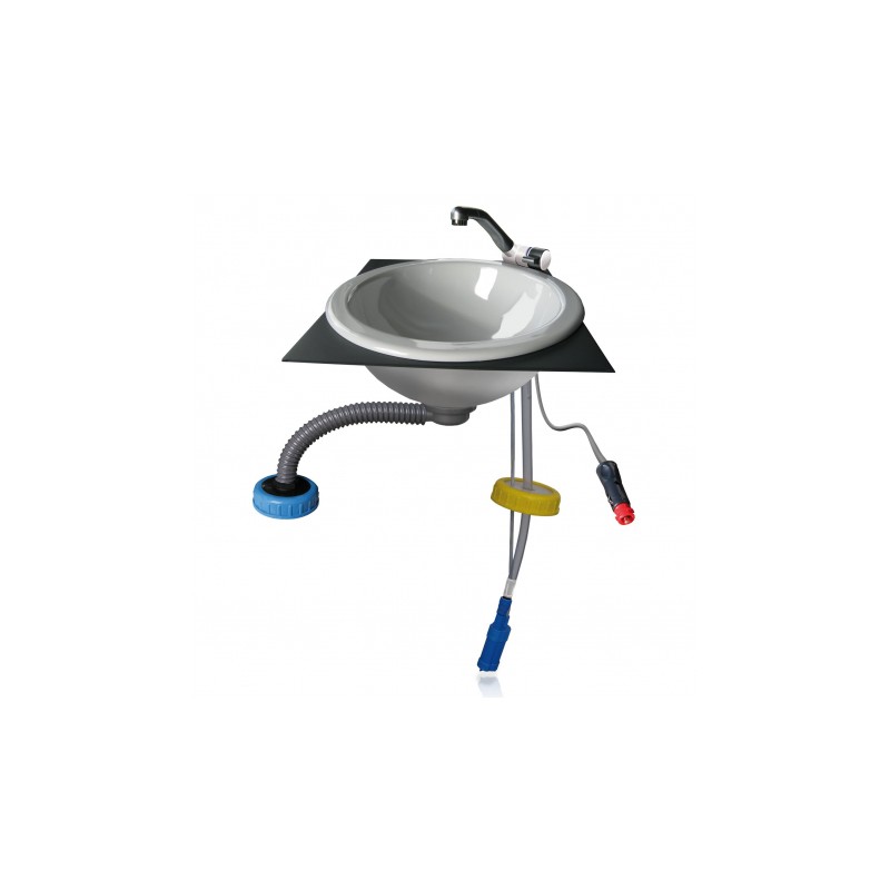 Kit évier robinet pompe 12 Volt complet pour Van et Fourgon - COMET