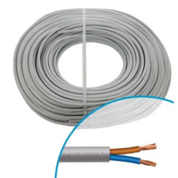 Câble électrique 2 x 1,5 mm² souple H05VV-F - Miguèlez