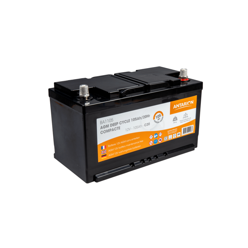 Batterie AGM Compact 105Ah - ANTARION