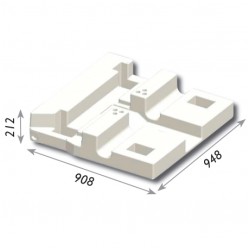 Réservoir eau usées sous chassis 90 litres - Ducato Boxer Jumper après 2006