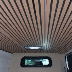 Lame décoratif légère et fine composite 2,90 mètres - Habillage plafond fourgon aménagé ou Van