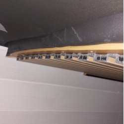 Lame décoratif légère et fine composite 2,90 mètres - Habillage plafond fourgon aménagé ou Van