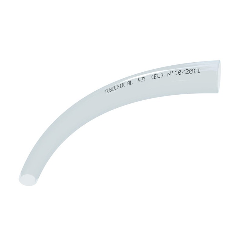 Tuyau D.6 mm intérieur - Qualité alimentaire - Tube clair Tricoflex