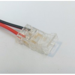 Connecteur Cablé LED 12/24V DC SMD et COB IP20 largeur 8mm