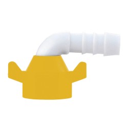 Raccord coudé pour pompe à eau - Pour tuyau de diamètre intérieur 10 mm - LILIE