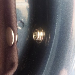 Peugeot Expert après 2016 - Rideaux intérieurs occultants noirs - Coté droite porte coulissante